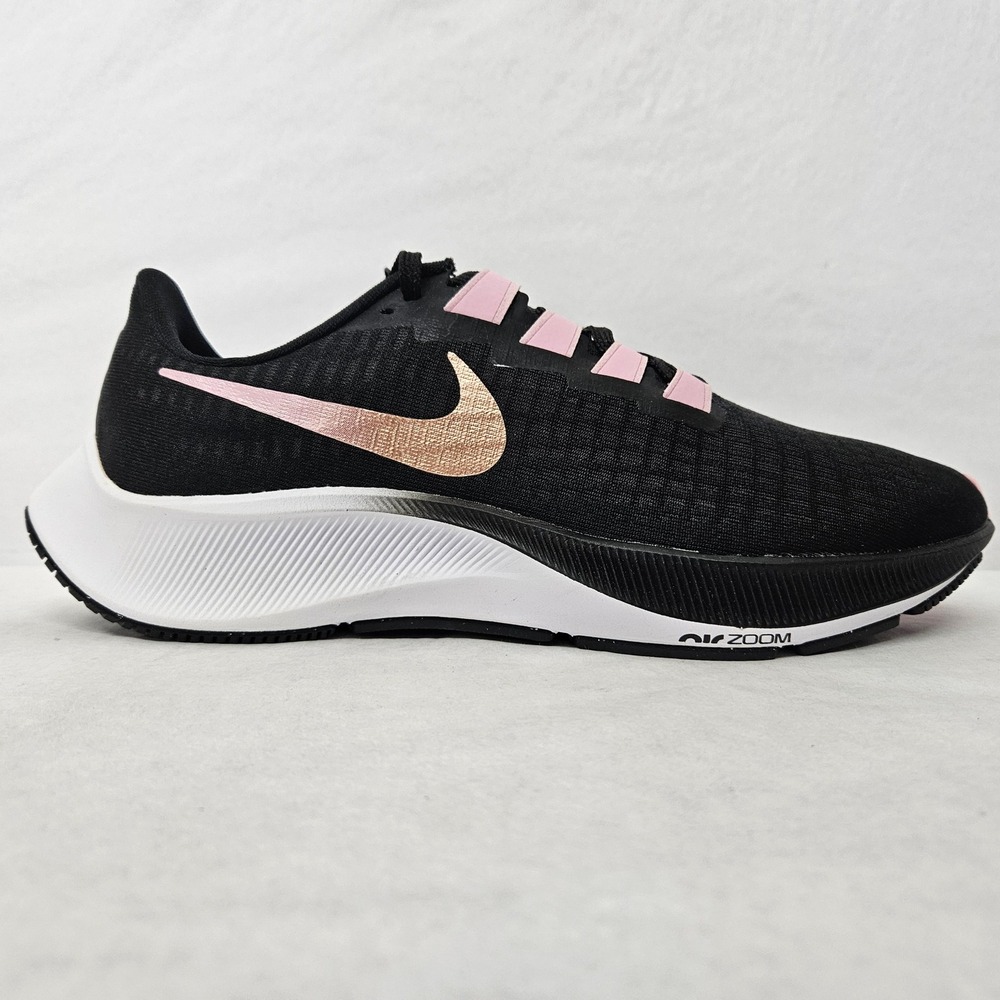 Nike Air Zoom Pegasus 37 Running Shoes BQ9647-007 Black Pink Women's Size 9.5 - Picture 3 of 12